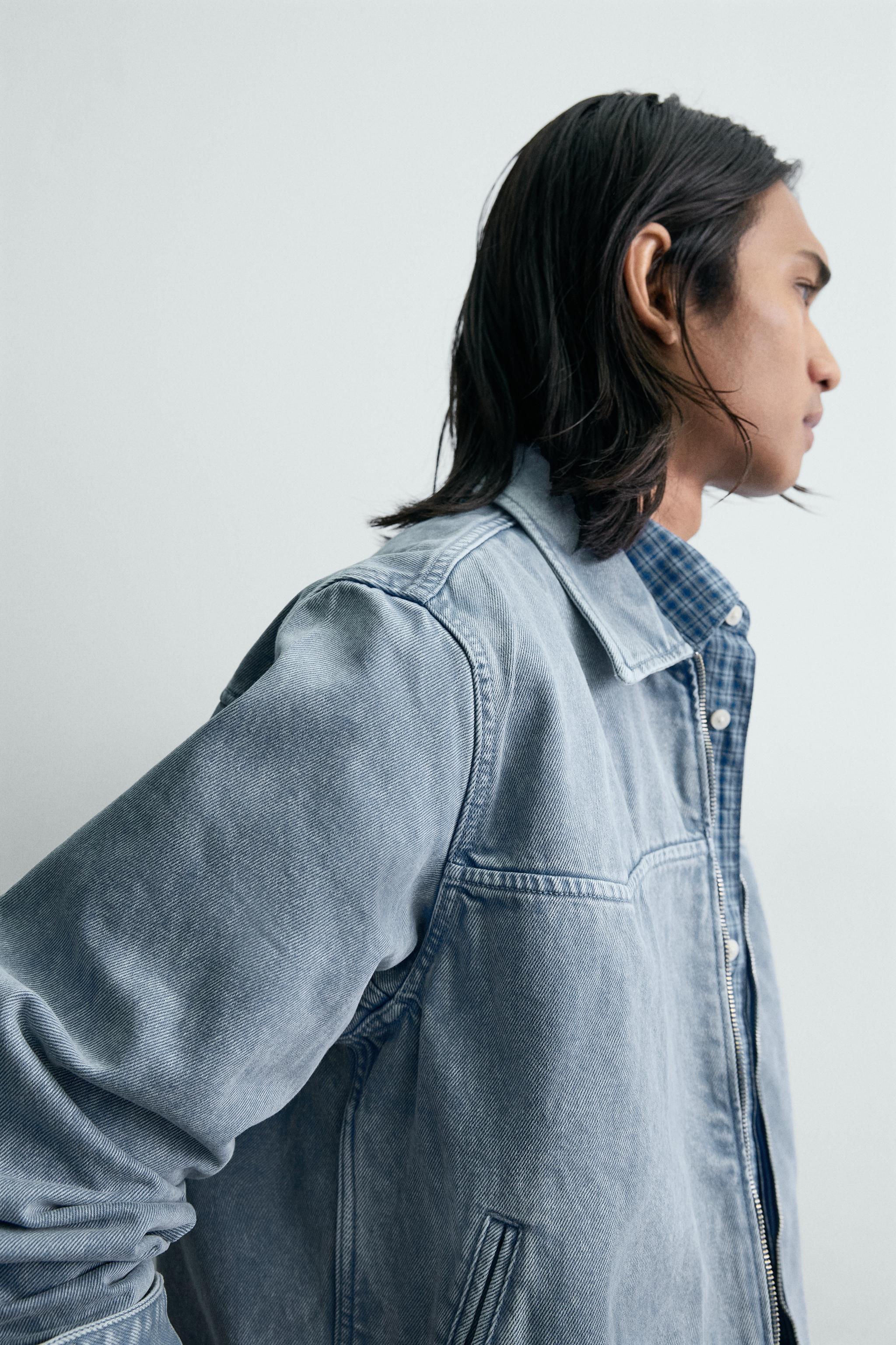 BLOUSON STRUCTURÉ DÉLAVÉ